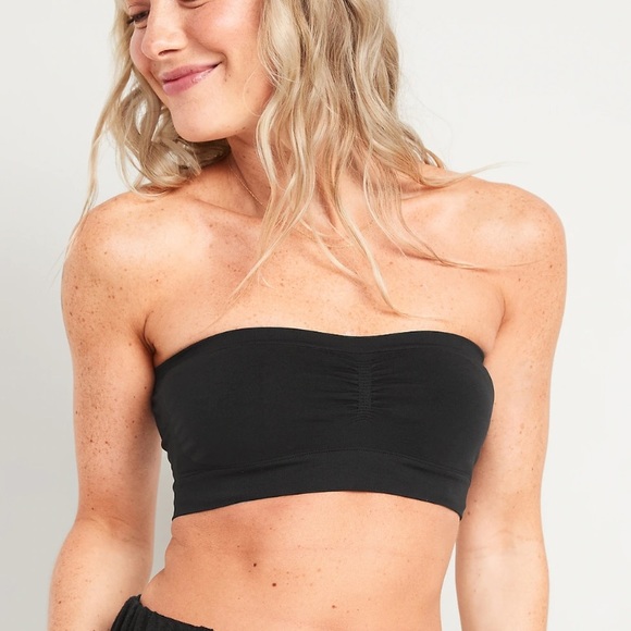Forever 21 Black Bandeau Top - Picture 1 of 5
